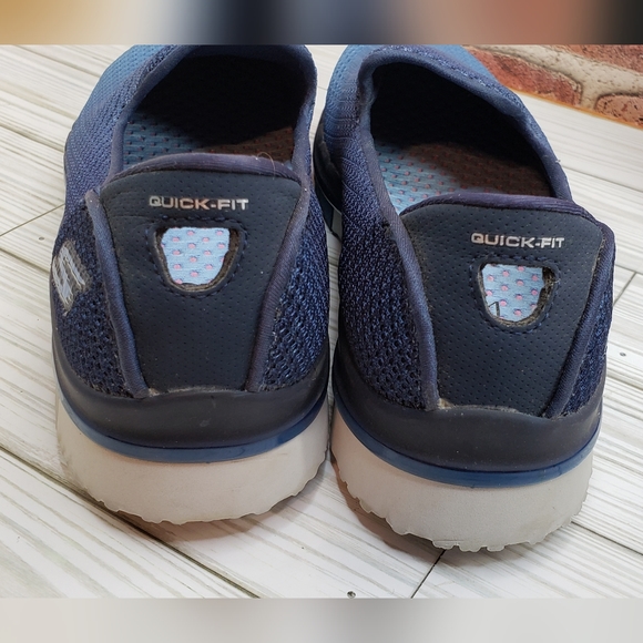 Skechers Go Flex Walk Quick-Fit with goga mat insoles size 8.5 (sg1) - Picture 7 of 10